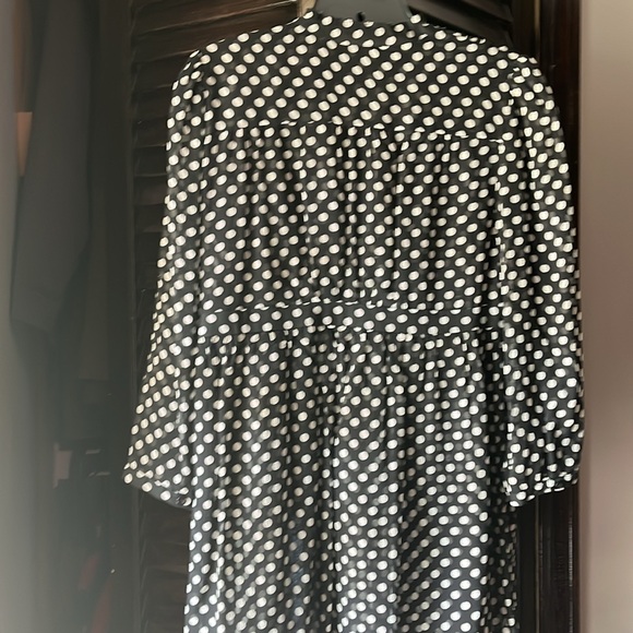 INC INTERNATIONAL POLKA DOT BLOUSE - Picture 4 of 4